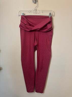 Nike Women's Dri-FIT Twist High-Rise 7/8 Polka Dot Leggings CZ9144-633 Medium